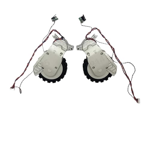 UJMWBHFY Accesorios For Ruedas De Desplazamiento Izquierda Y Derecha, Compatibles con XiaoMi, Aspiradora Autolimpiable Mop Pro STYTJ06ZHM, Compatible con Dreame, Piezas De Rueda For BOT W10 Pro(L+R)