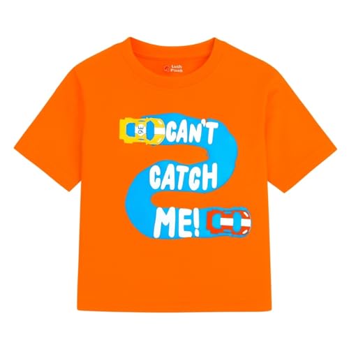 Image of Lush Plush Boys High GSM Cotton Half Sleeve Printed Cotton T-Shirt