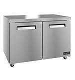Hoshizaki VUF48A Valiance Undercounter Freezer, 12.09 Cu. Ft, 2 Section, Stainless Steel, ENERGY STAR