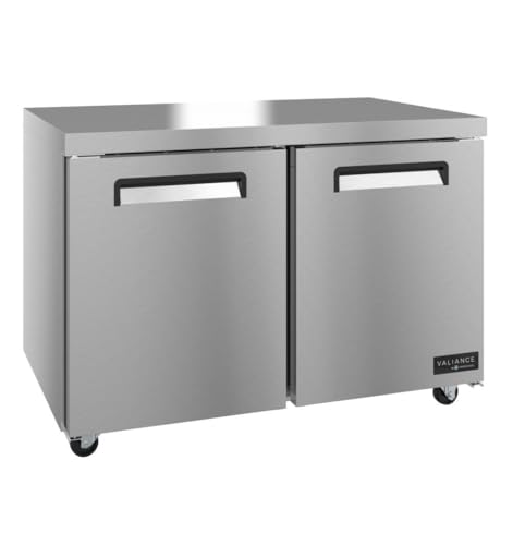 Hoshizaki VUF48A Valiance Undercounter Freezer, 12.09 Cu. Ft, 2 Section, Stainless Steel, ENERGY STAR