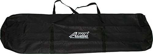 Audio 2000'S Audio2000'S Acc4395-992 Two Dual-Pack Heavy-Duty Speaker Stand Canvas Carrying Bags Each With A Divider Flap thumb #2