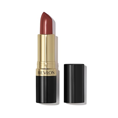 Revlon Super Lustrous Lipstick Creamy Formula For Soft Fuller-Looking Lips Moisturized Feel 535 Rum Raisin 0.15 oz