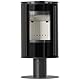 KRATKI Kaminofen aus Stahl mit Sockel Erik 5,5 kW Ø 150 mm – Freistehender Holzofen, effizient & umweltfreundlich, Clean-Glass-System und Termotec - ECODESIGN, BImSchV 2 - Moderne Optik, schwarz