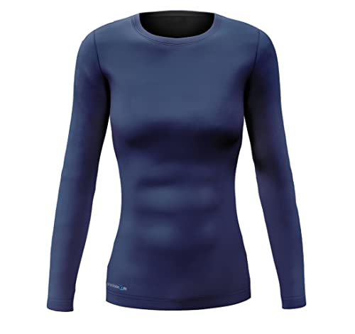 Precision Unisex's Essential Base Layer Long Sleeve Shirt, Navy, 2X-Large, XXL - Image 2