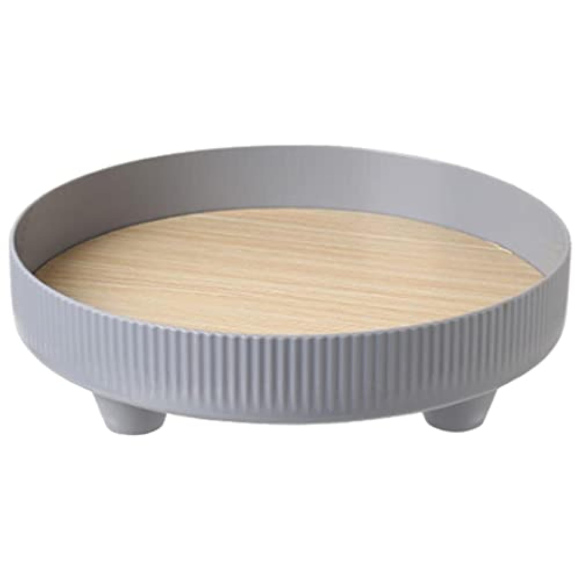 Vanity Tray Jewelry Storage Decor, Gray
