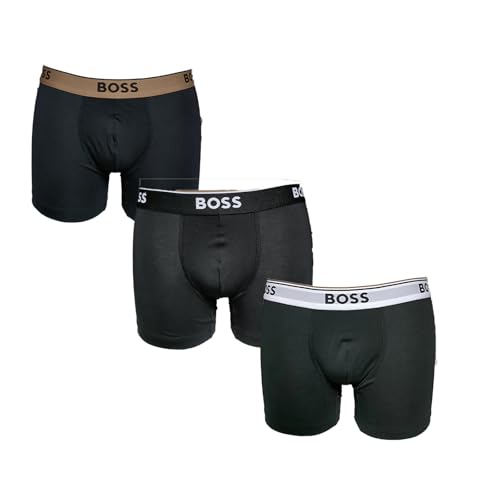 BOSS Herren Boxer Briefs Power EOSP, 3er Pack, Sortiert 976, L