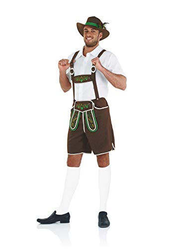 Fun Shack Déguisement Oktoberfest Homme,Costume Bavarois Homme,Costume Tyrolien Homme,Tenue Oktoberfest Homme, Costume Carnaval Homme Taille M