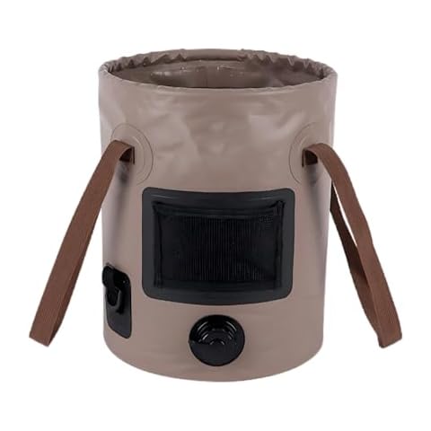 Collapsible Bucket, 5 Gallon Folding Water Bucket, Collapsible Bucket with Handle Portable Wash Basin for Camping Folding Bucket Fishing Travelling Outdoor Gardening Car Washing 25L Cover