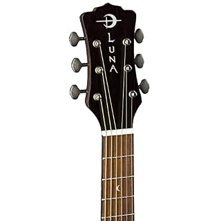 Luna Guitars SAF ART V Guitare acoustique 6 cordes pour droitier - Les Beatles, Paul McCartney, John Lennon, RIngo Starr, George Harrison Luna Guitars SAF ART V Guitare acoustique 6 cordes pour droitier – Image 4