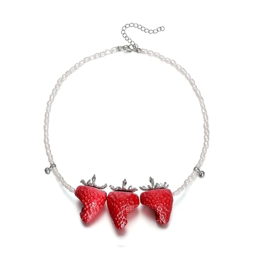 Collier pendentif fruit délicat accessoire mode pour tenue d'été