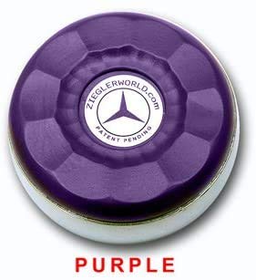 Zieglerworld Premium Table Shuffleboard Puck Weights Large Size 2 5/16 Available in 21 Colors + Booklet (Purple)