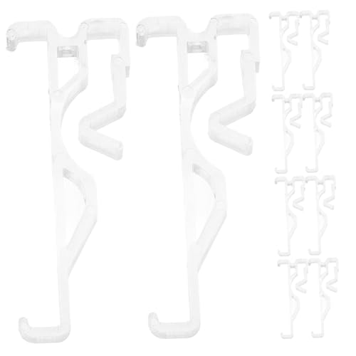 STOBAZA 12pcs Valance Clips for Blinds Hidden Mounting Brackets for Horizontal Blinds Clip Retainer Holder for Window Treatments for Modern Decor
