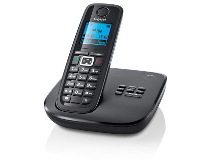 Gigaset A510A Téléphone sans fil DECT/GAP avec répondeur intégré Noir