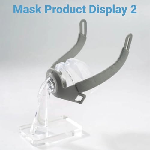 Image of Cpap Mask, Reusable CPAP Nasal Mask Kit - TMS Comfort Series Nasal Cpap Mask, Full Set Includes Headgear, Frame, Elbows and Nasal Cushion (Medium)