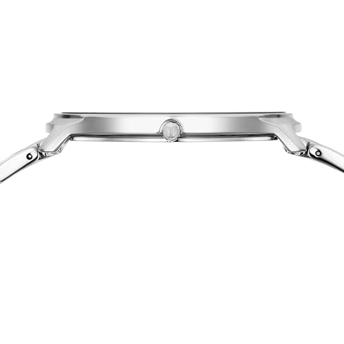 Image of Edge Edge Plain 2 Hands Blue Round Dial Silver A1Stainless Steel Strap Men's Watch - NU1843SM04