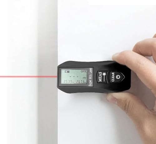 Misurabile a zero metri 30M Mini Laser Distance Meter Dispositivo di Misura Intelligente Portatile Digital Range Finder Ricarica Usb Ricaricabile Palmare
