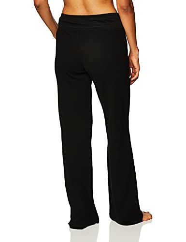 Calvin Klein Women's Premium Performance Thermal Wide Leg Pant, Black, Small #TOP2