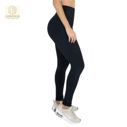 CC Leggins Women's High Waist Compression Leggings – Butt Lifting Tummy Control Shapewear Pants – Seamless Workout Yoga Pants2