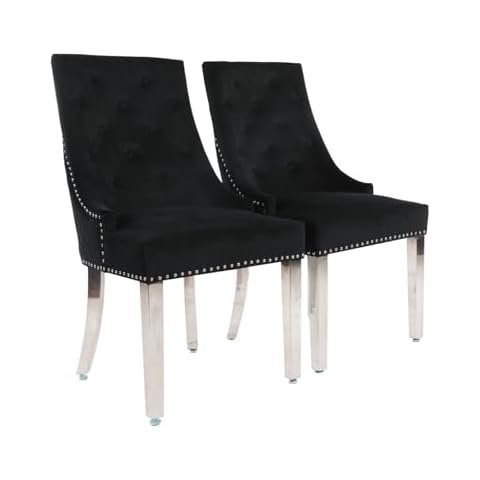 HYGRAD Luxury Velvet Lion Knocker Dining Chairs Cover