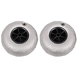 Rosyouth Universal Replacement Balloon Wheels,9“Universal Kayak Canoe Jon Boat Carrier with 9 Inch Wheels for Kayak Dolly Canoe Boat Buggy Carrie