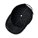FEINION Men's Leather Hat Adjustable Genuine Leather Baseball Cap (Black)