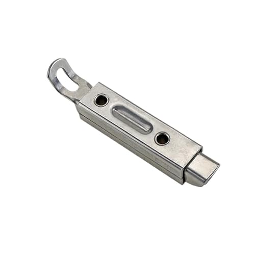 OETIBUFA 304 Stainless Steel Pull Type Automatic Spring Industrial Door Bolt Connection Self-Locking Hidden Bolt Lock(Straight)