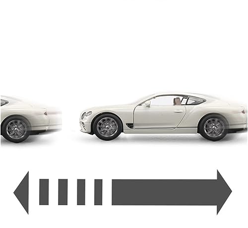 Image of Compatible for 1 /24 Bentley Continental GT Model Car Alloy Diecast Toy Car Collectible Pull Back Toy Vehicles with Sound and Light Door Can Be Opened for Girls Boys Gift-White
