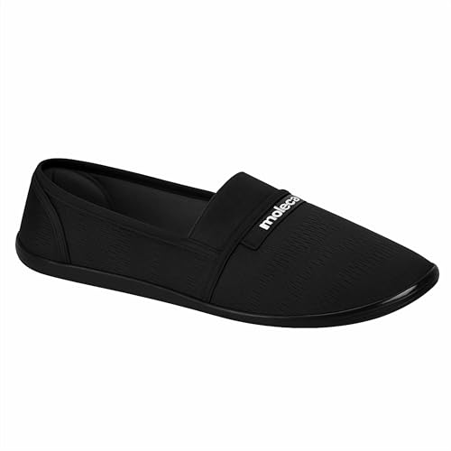 Moleca Sapatilha Feminina Casual, Preto, Material Sintético, Solado Borracha Antiderrapante, Palmilha com Absorção de Impacto, Modelo 520.59 (Preto, BR, Adulto, Numérico, 38)