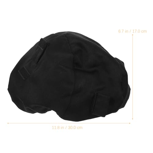 Protector de casco reflectante poliéster algodón con mosquetón de ciclismo 2
