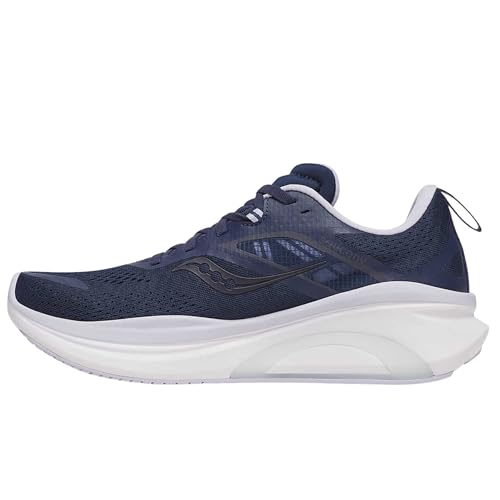 Saucony Women's Omni 22 Sneaker, Navy/Aster, 11