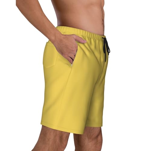 Yellowish Men Beach Pants â€“ Swim Trunks for Men,Quick-Dry and Comfortable, Suitable for Beach, Surf, and Everyday Wear Black3