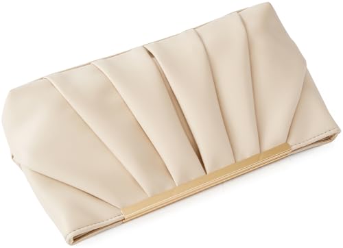 Clutch Purse Dressy Pleated Formal Evening Bag Simple Classy Handbag for Women3