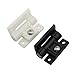 Black Plastic Nylon Damping Hinges with Torque for Industrial and Equipment Cabinets and Furniture 1Pcs(White)