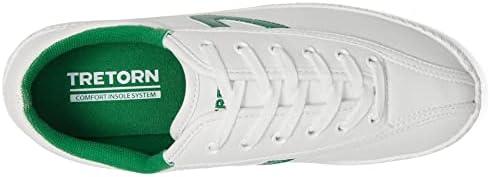 TRETORN Women's Nylite Original Sneakers, White/Green, 8.5 | Image 1