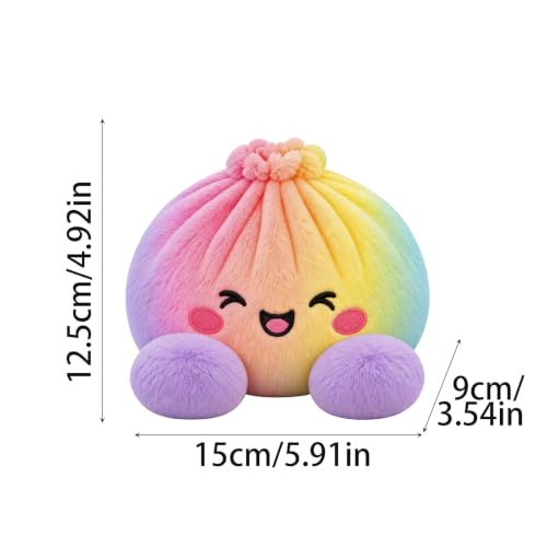 Big Plush Dumpling Fuzzy Cute Squishies with Steamer Basket Party Gifts - image 3