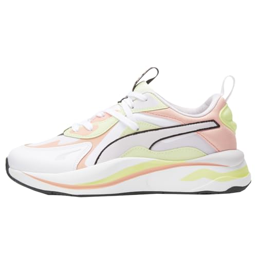 PUMA Womens Rs-Curve Lace Up Sneakers Shoes Casual - Green, Pink, White - Size 9 M3