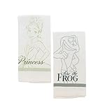 Best Brands Disney Princess 100% Cotton Kitchen Towels, 2pk-Soft & Absorbent Decorative Towels Perfect for Drying Dishes Hands-Machine Washable Towel Set, 16 x 26 inches - and the Frog