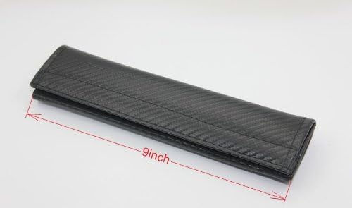 Carbon Fiber Mugen Sports Style Car Seat belt Cover Shoulder Pads For Honda 1-Pair