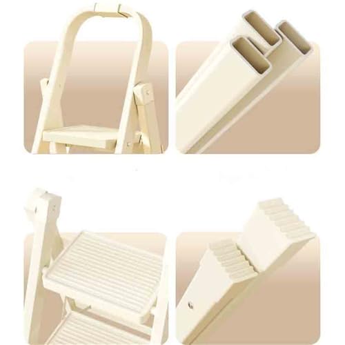 Image of Step Ladder Household Ladder Folding Ladder Multifunctional Telescopic Thickening Ladder Indoor Ascending Small Lightweight 4 /5 /6 Steps Stairs(Small)