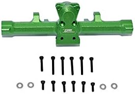 GPM RC Cars 14 PC Set Upgrades Aluminum Rear Gear Box for 1/24 4WD SCX24 Deadbolt（AXI90081）& Jeep Wrangler Jlu CRC（AXI00002） (Green)