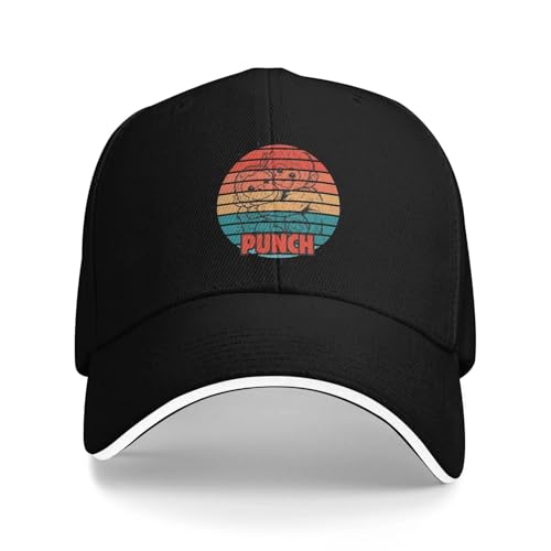Baby Monkey Punch Mono Cute Monkey Punch Gorra de béisbol Casual Gorra de Camionero de Verano Gorra Ajustable de Caza Snapback para Hombres Gorras de béisbol