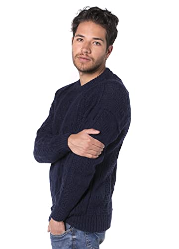 Pull alpaga homme pulls laine fin aux variations de température