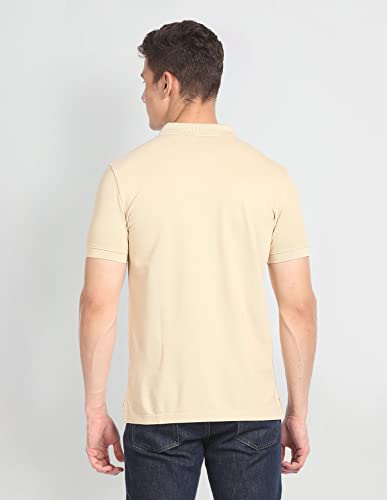 Image of U.S. Polo ASSN. Striped Slim Fit Polo T Shirts for Men - 100% Cotton, Half Sleeves Mens Tshirt