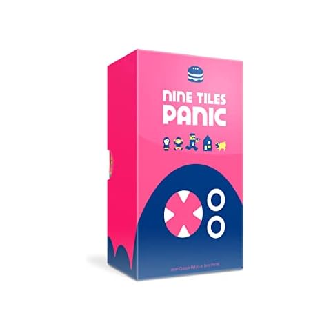 Oink Games "Nine Tiles Panic • Battle Burger-Hungry Aliens • One Of Japan's Favourite Family Games • Funny Board Game For Adults & Children • 7 Year Olds+ Cover