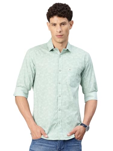 Image of Majestic Man Stylish Geomatric Print Casual Shirt - Pure Cotton| Full Sleeve | Trendy & Comfortable