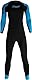 Cressi Women’s Karua Lady Monopiece Swimsuit 3/2mm Schwimmen Neoprenanzug, Schwarz/Turchese, M/3