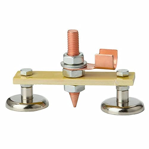 Tool parts for Machine N35 Double Welding Ground Clamp Magnet Head Magnetic Support Clamp Holder Fixture Strong Welder for Mechanical Repair - ( Color: Without Wire Tail )