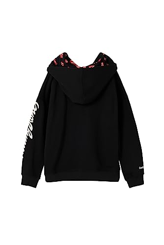 Pull fille Desigual Beatrice Rolling, sweat confortable anti-irritation