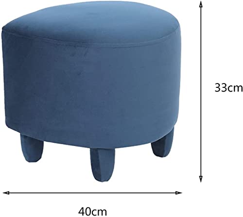 Coussin antidérapant sur ce petit tabouret bleu créatif et stable - 3