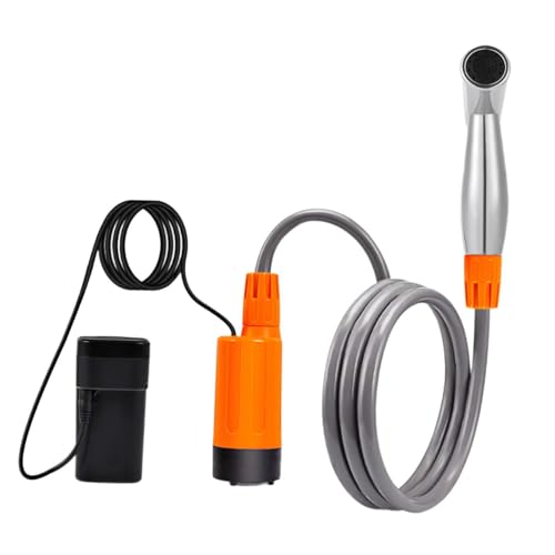 kowaku Camping Shower Portable Shower Camp Shower Waterproof Electric Shower Pump Outdoor Shower for Travel Beach Backpacking Hiking